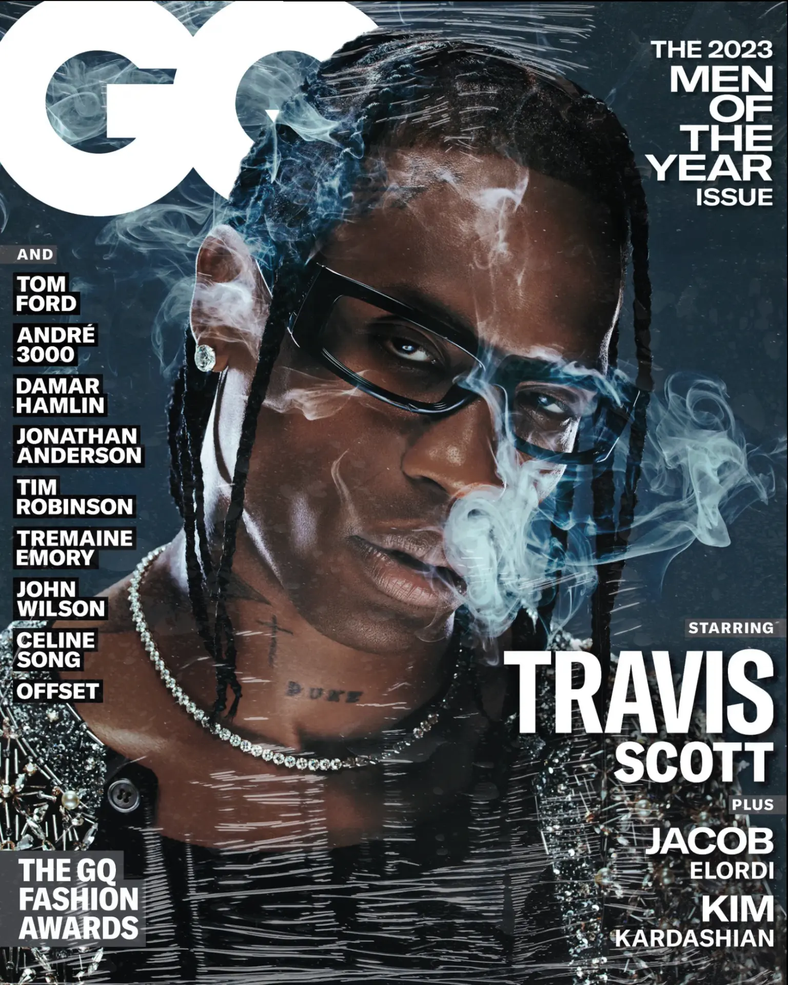 Travis Scott — GQ Men of the Year cover portrait