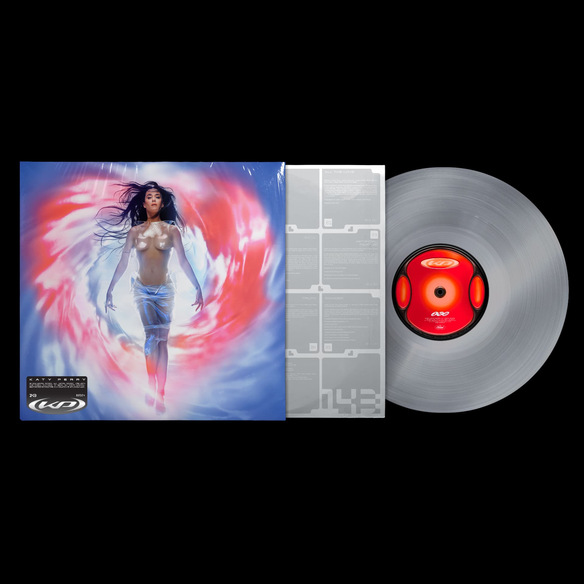 Katy Perry — 143 vinyl package with album cover, sleeve and record