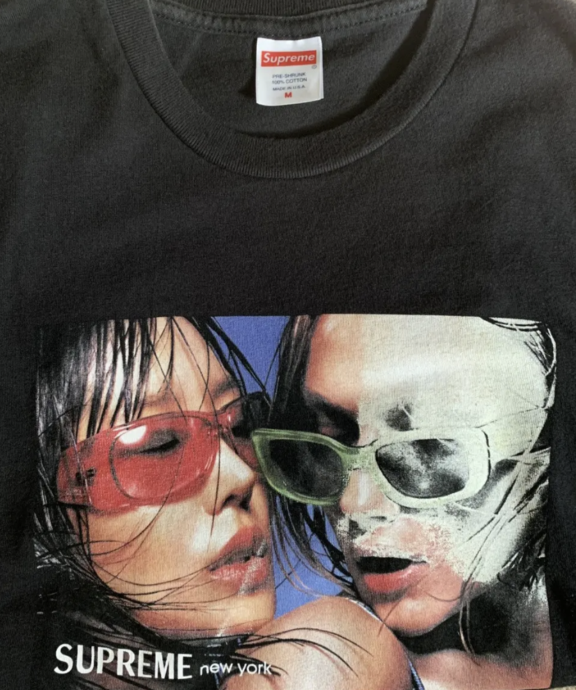Supreme Eyewear — washed black t-shirt