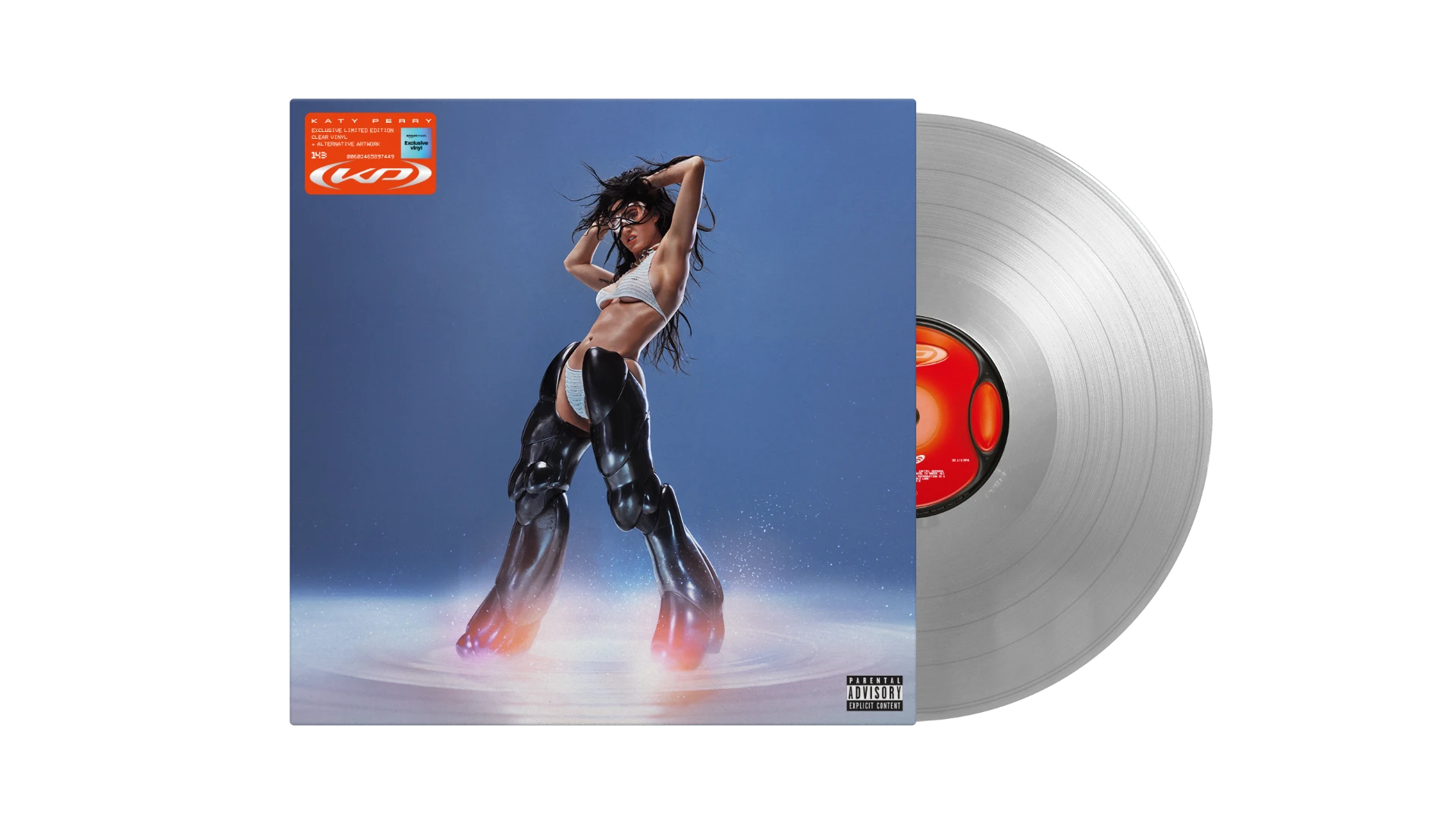 Katy Perry — 143 Amazon exclusive clear vinyl sticker